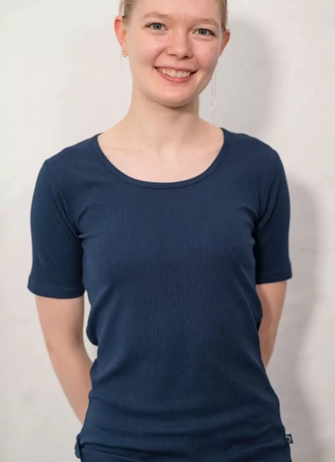 Damen Danefæ Ess - Organic Danegudhjem Tee Navy