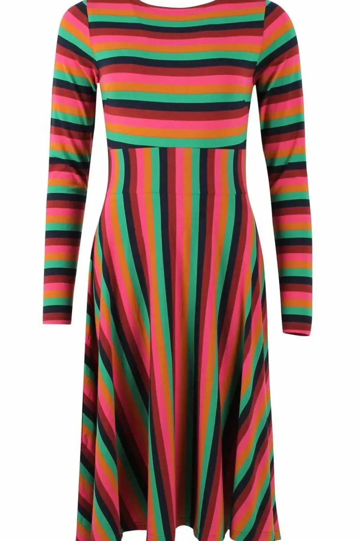 Damen Danefæ Ess - Sisse Wool Dress Tonic Stripe