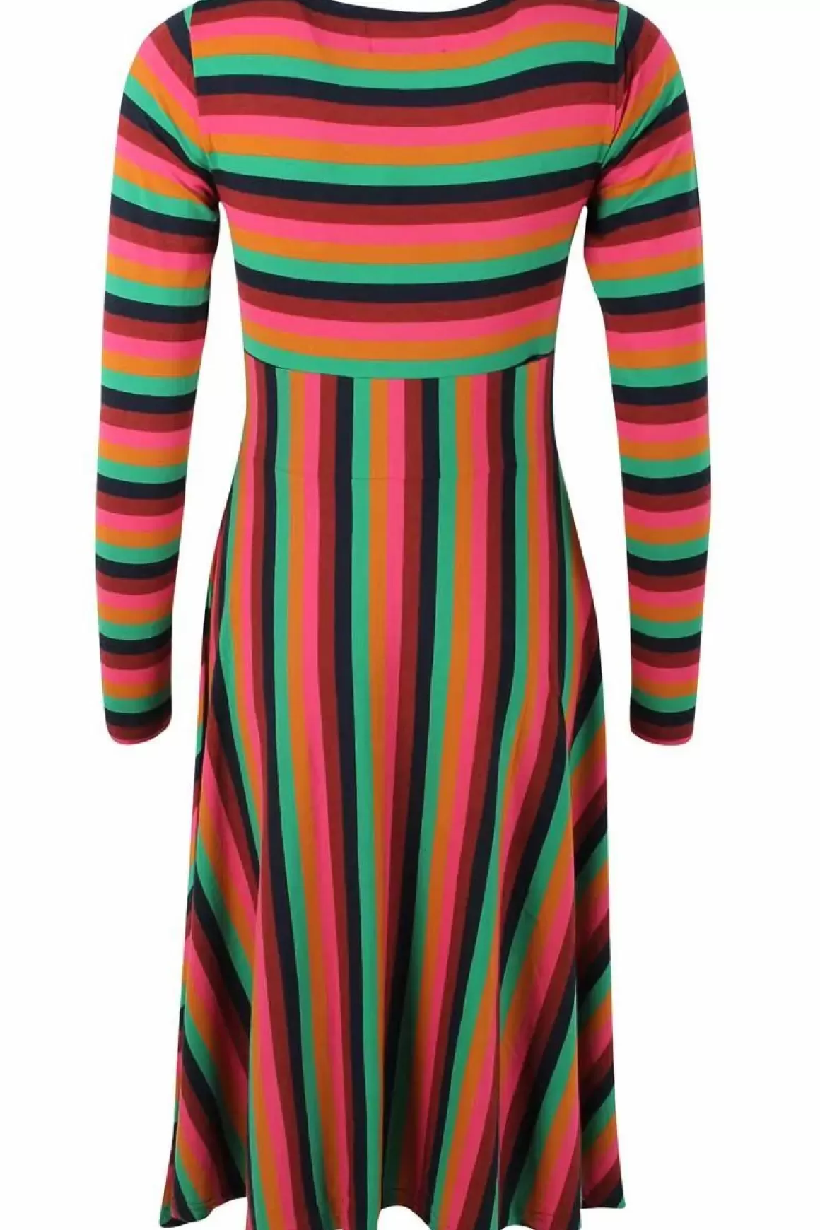 Damen Danefæ Ess - Sisse Wool Dress Tonic Stripe