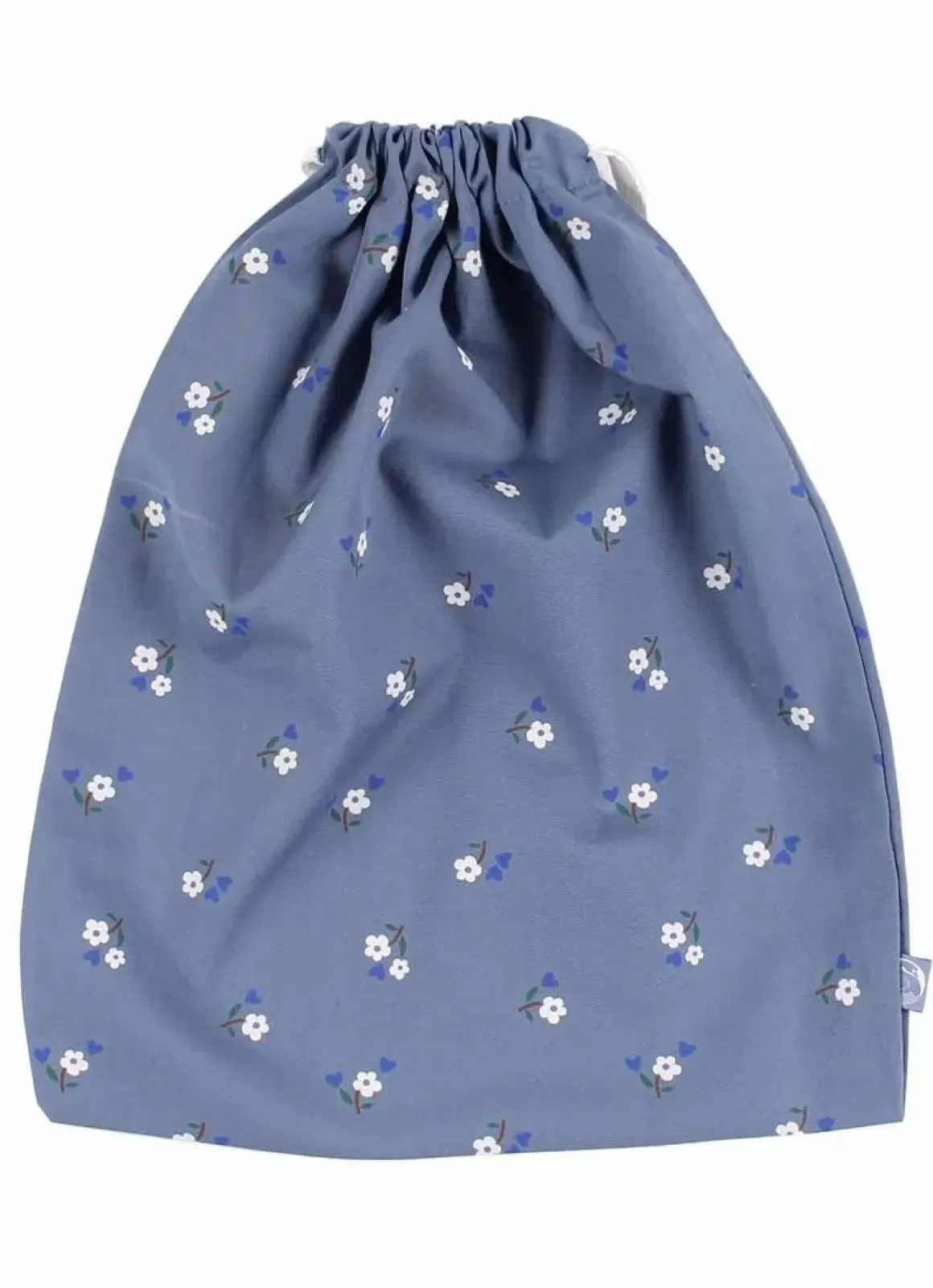 Kinder Danefæ Fruit/Gift Bag Big Grey Blue Miniflower