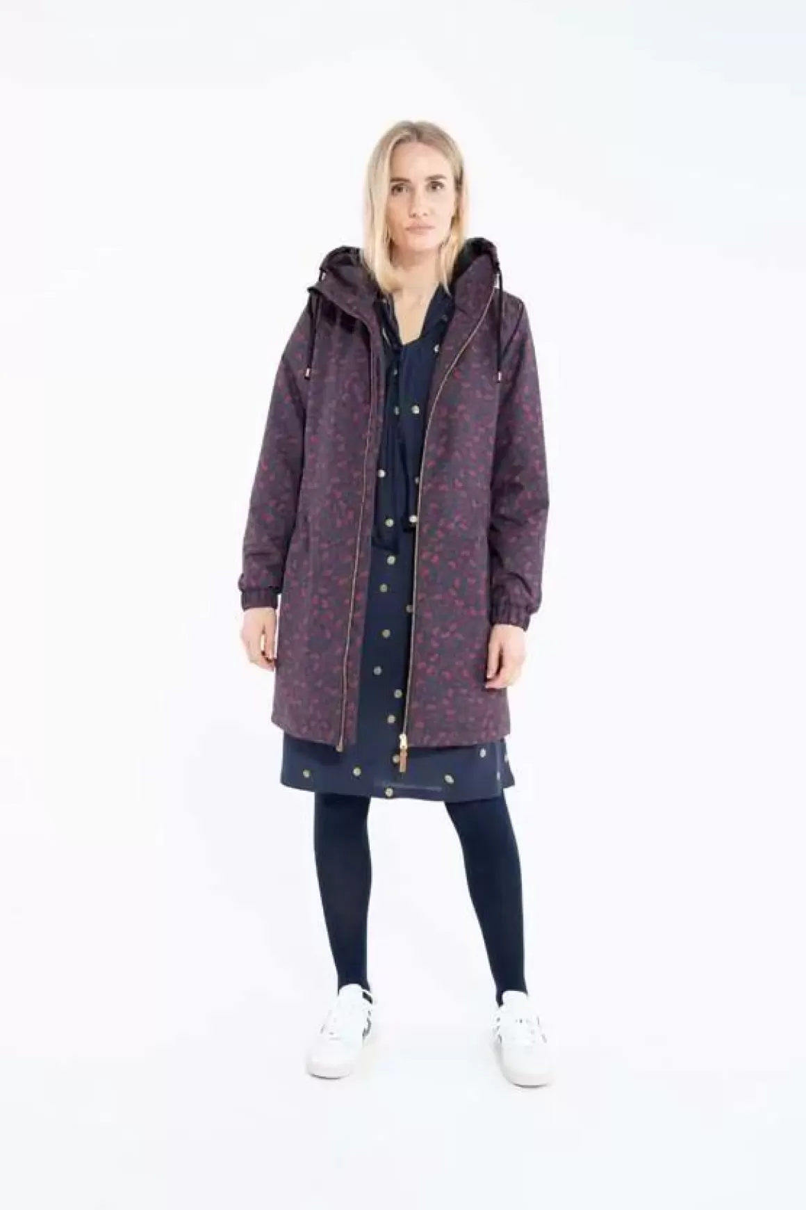 Damen Danefæ Gurli Winter Parka Black Fleurie