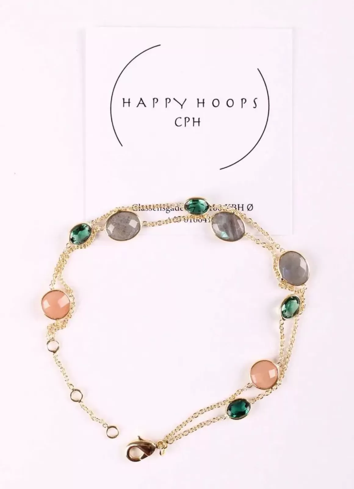 Damen Danefæ Happy Hoop Cph Rachel Armband Guldfarvet/Multi