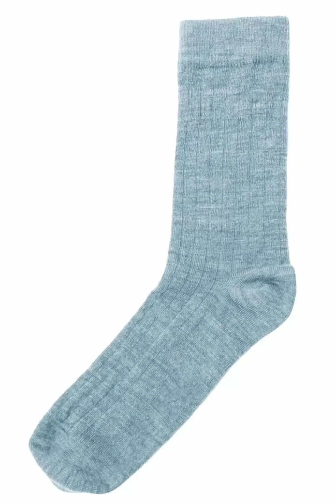 Damen Danefæ Joha Wool Socks Thin Rib Blue