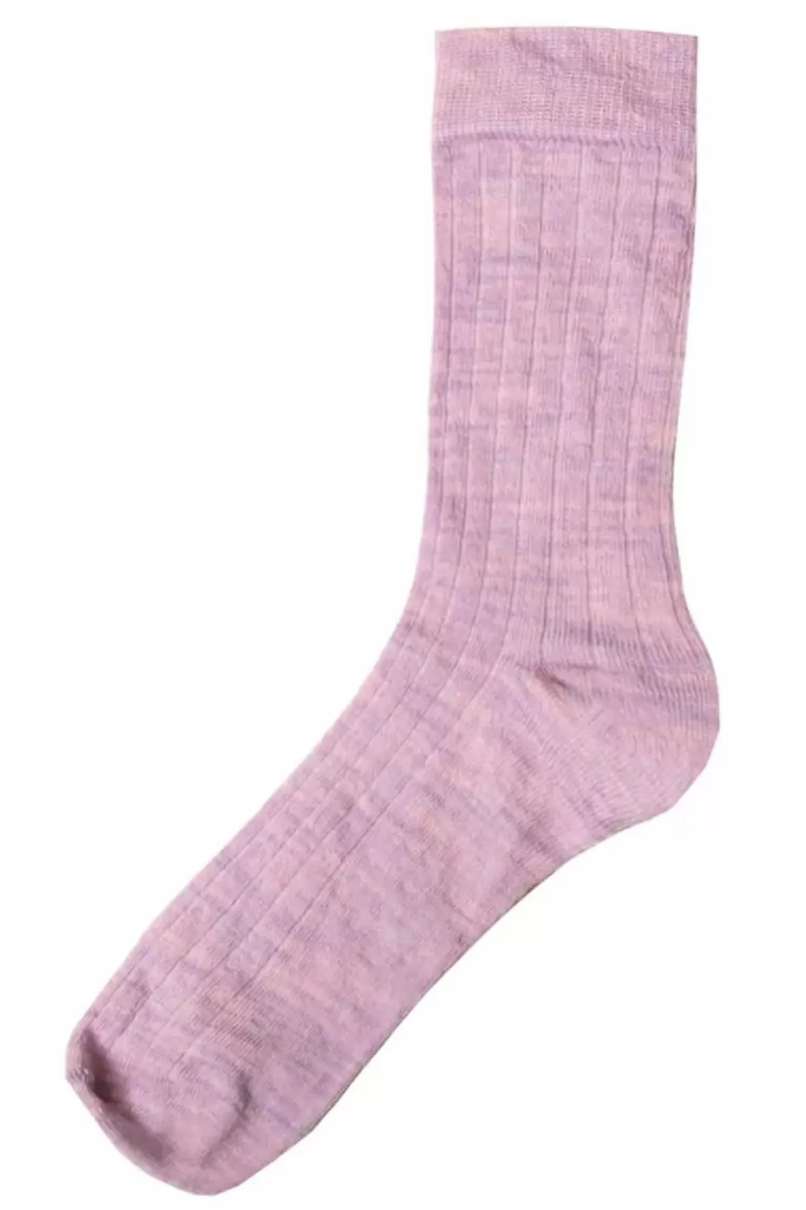 Damen Danefæ Joha Wool Socks Thin Rib Lavender