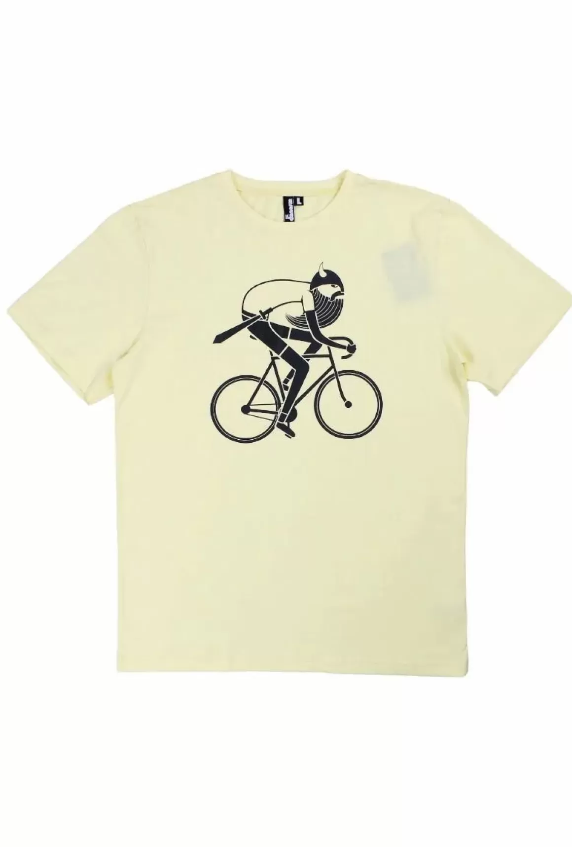 Herren Danefæ Mande Tee Pale Yellow Veloviking Mj