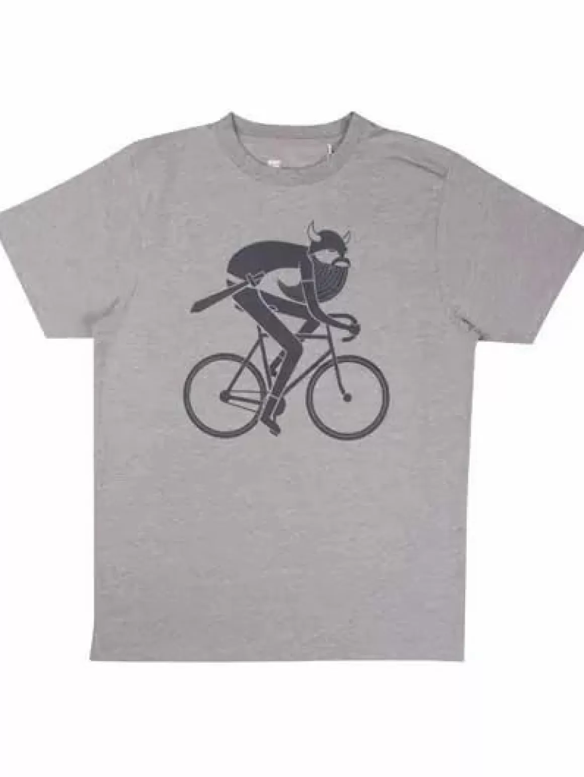 Herren Danefæ Mande Tee X Hthr Grey Biking Viking