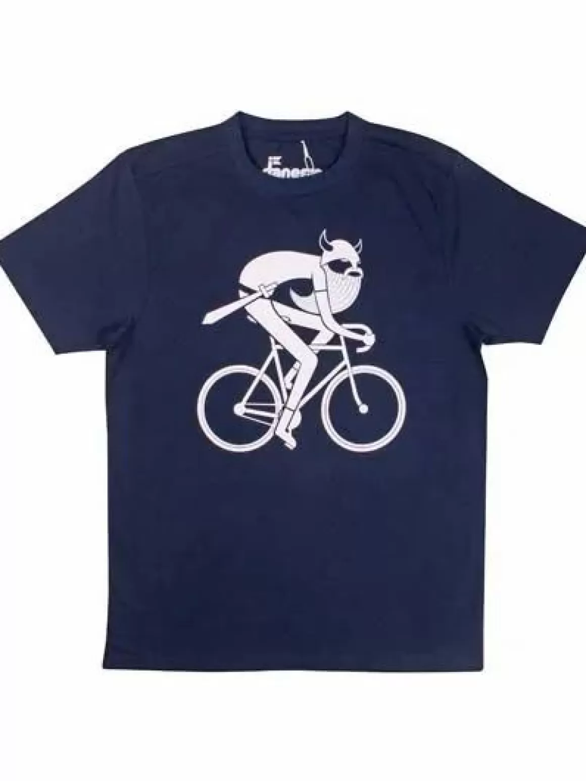 Herren Danefæ Mande Tee X Navy Biking Viking