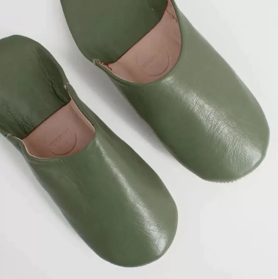 Damen Danefæ Marokkanske Babouche Tofler Olive