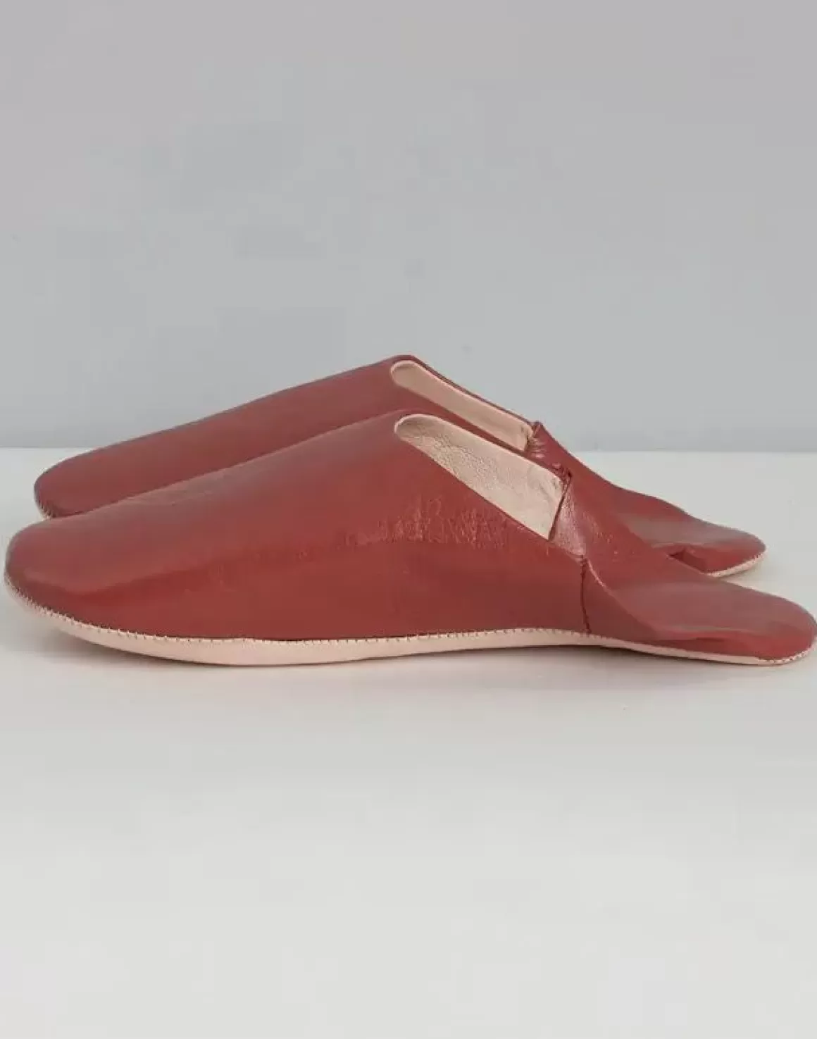 Damen Danefæ Marokkanske Babouche Tofler Terracotta