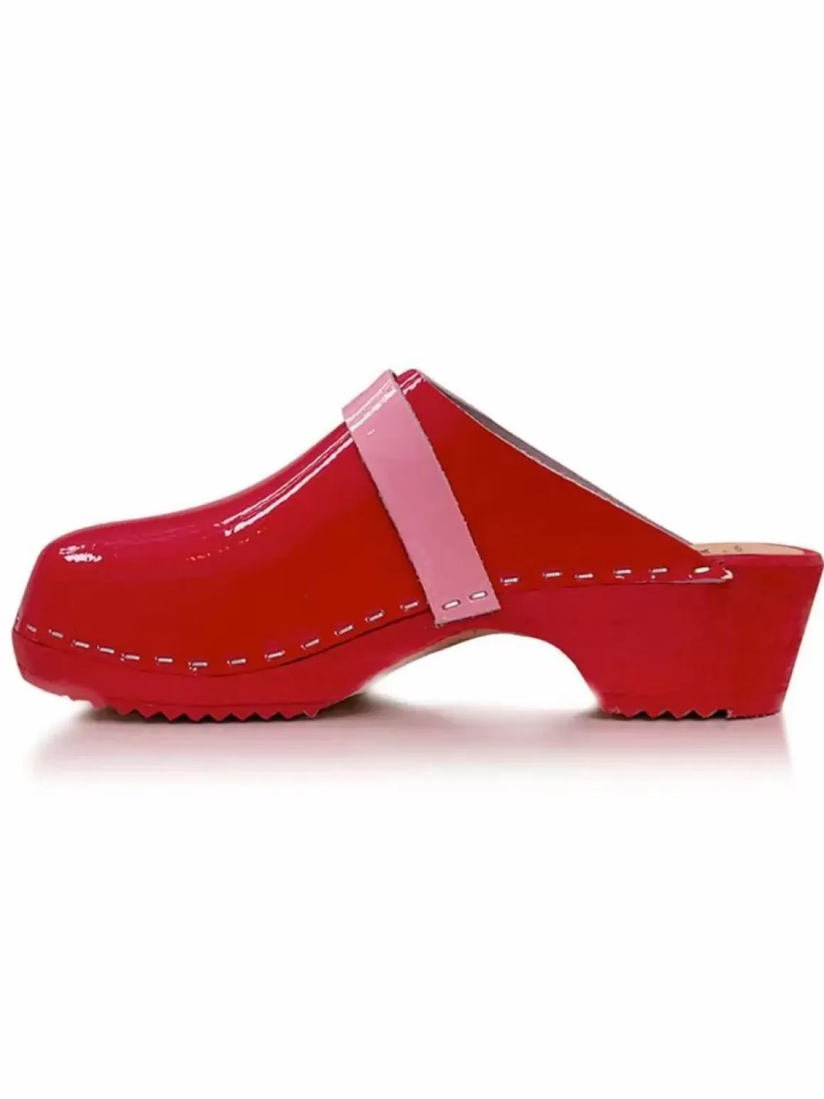 Damen Danefæ Mine Traesko Red/Pink - Red