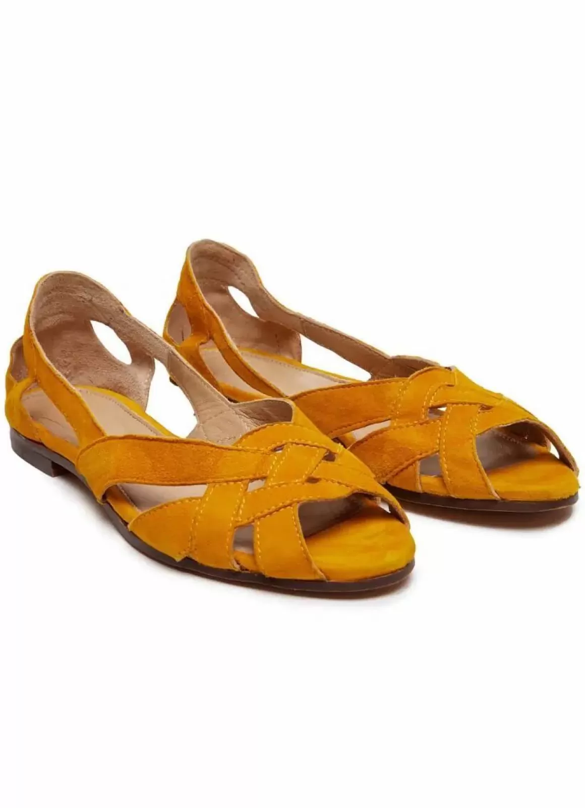 Damen Danefæ M.Moustache Clementine Sandal Yellow