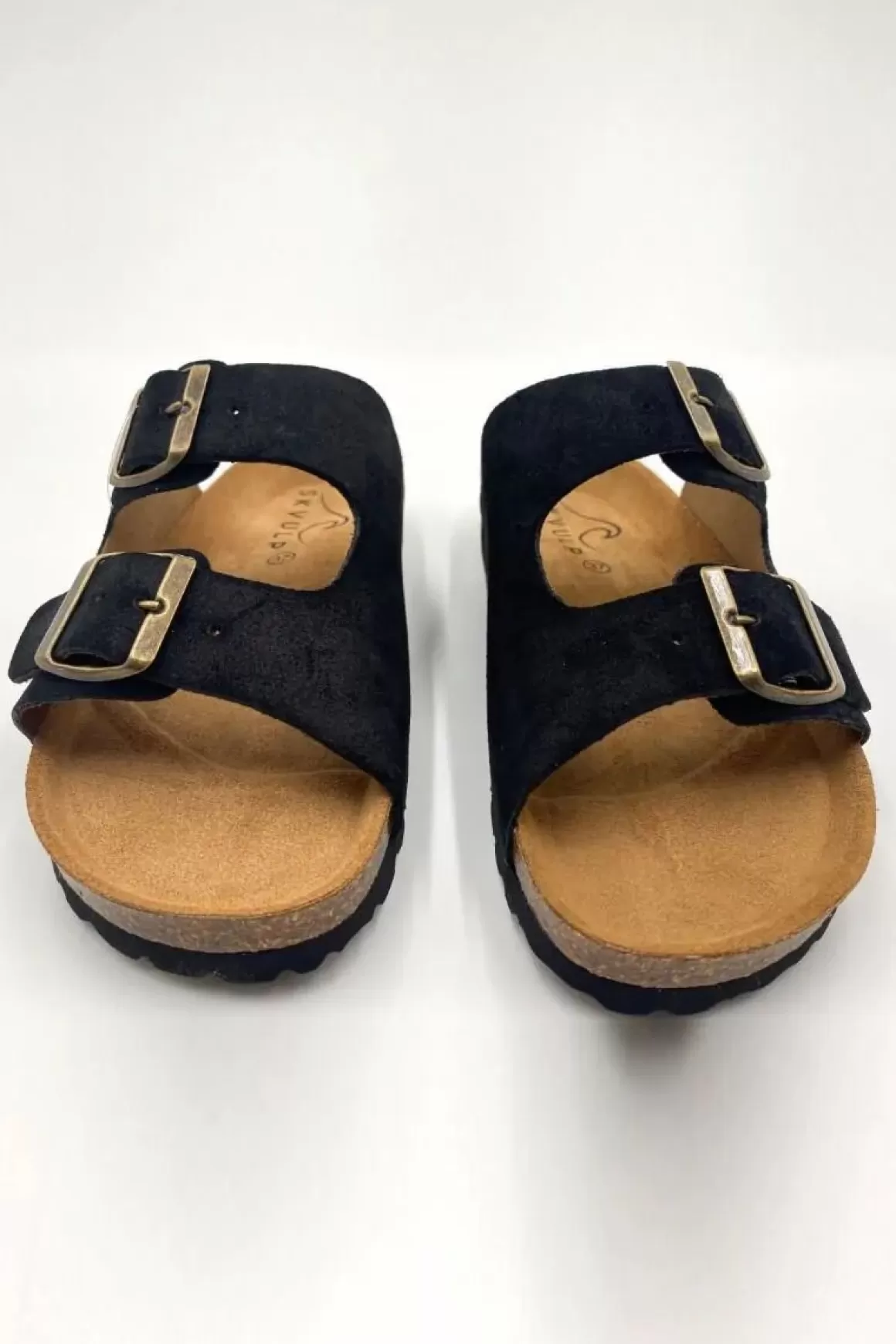 Damen Danefæ Morso Skvulp Biosandal - Suede Black