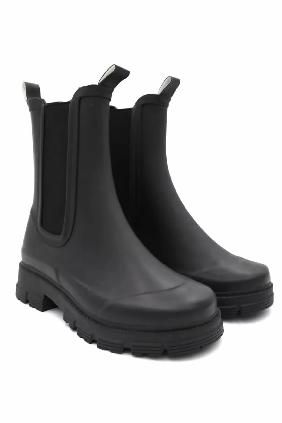 Damen Danefæ Nedbor Chunky Gummistovler Black