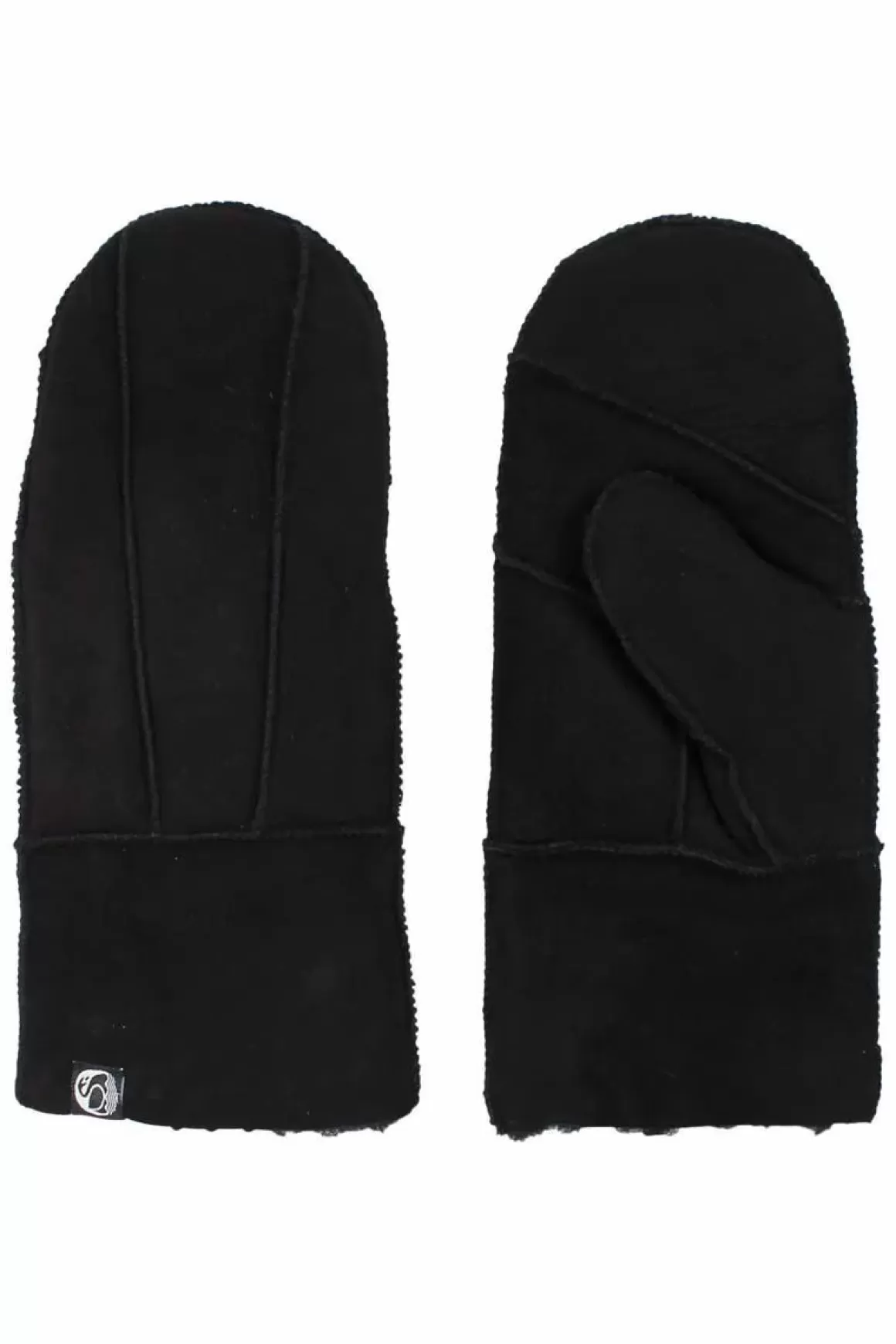 Damen Danefæ No Waste Sheepskin Gloves Black