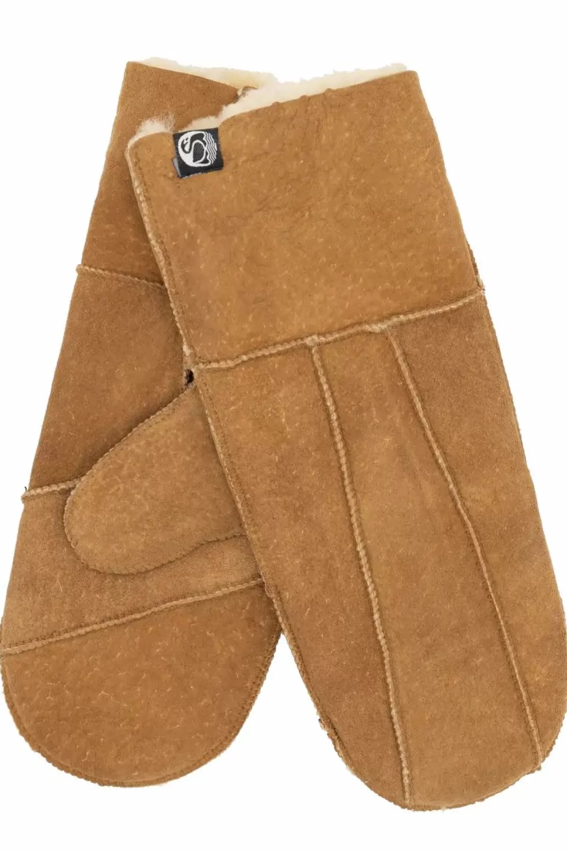 Damen Danefæ No Waste Sheepskin Gloves Chestnut