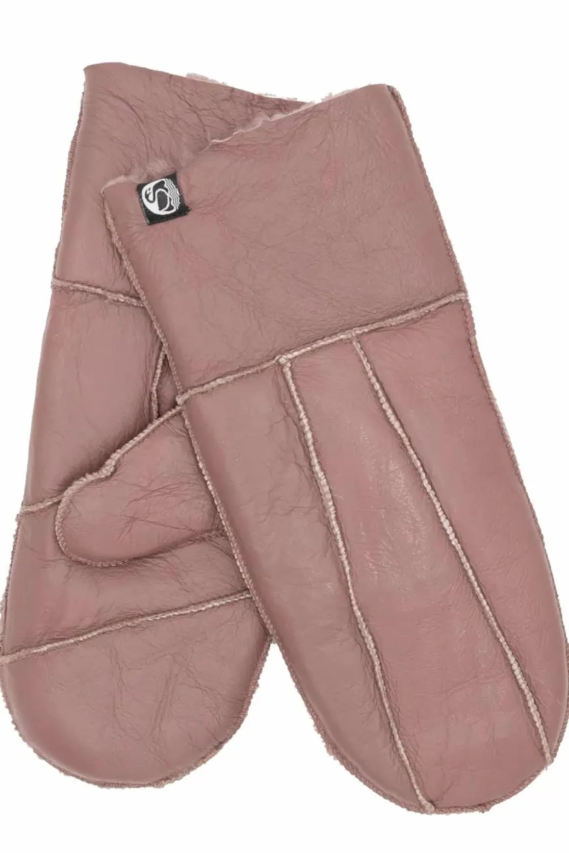 Damen Danefæ No Waste Sheepskin Napa Gloves Dark Pink