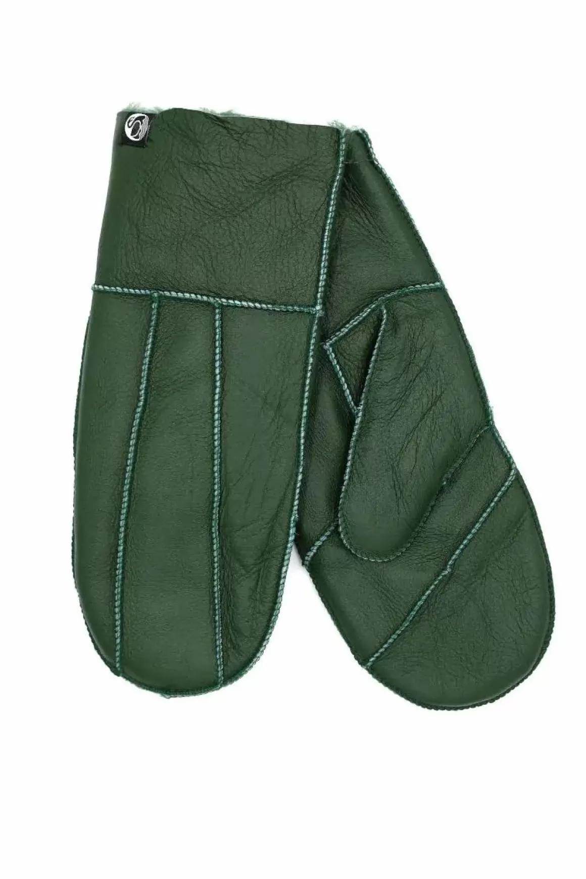 Damen Danefæ No Waste Sheepskin Napa Gloves Green