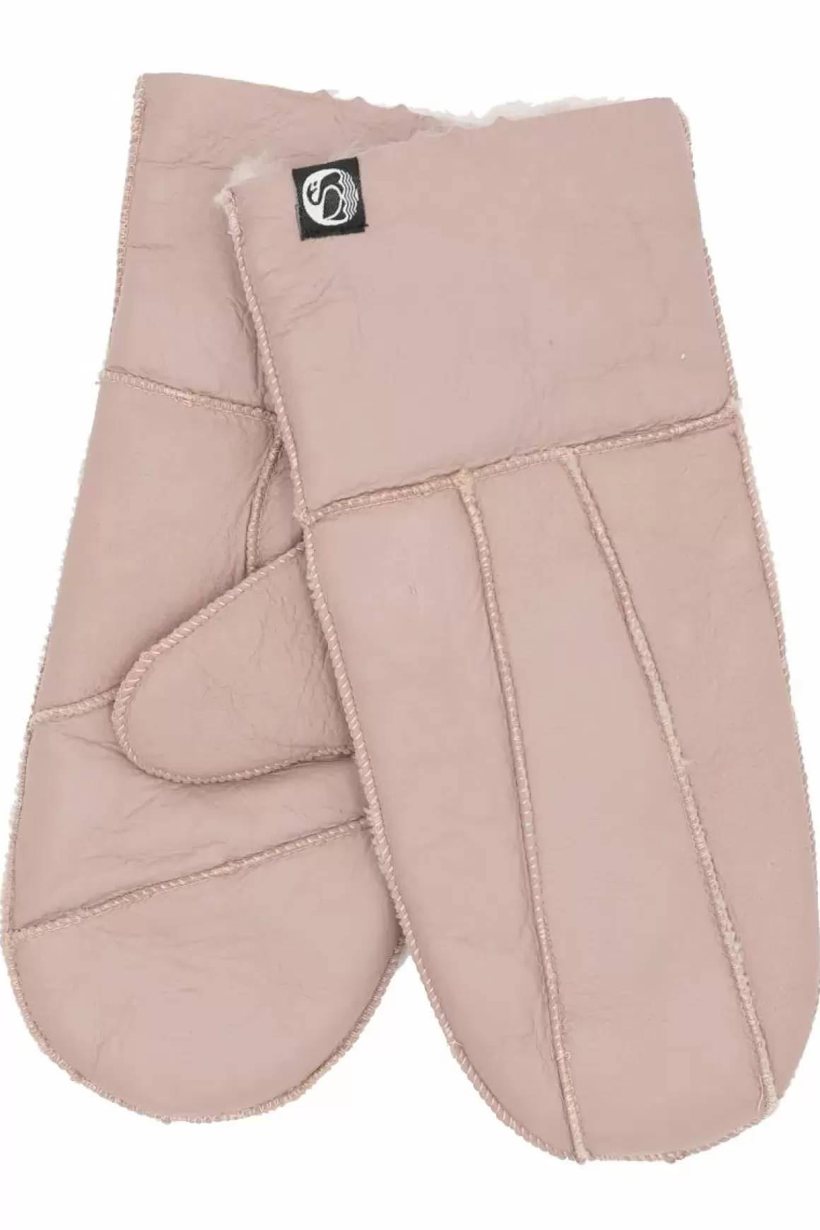 Damen Danefæ No Waste Sheepskin Napa Gloves Light Pink