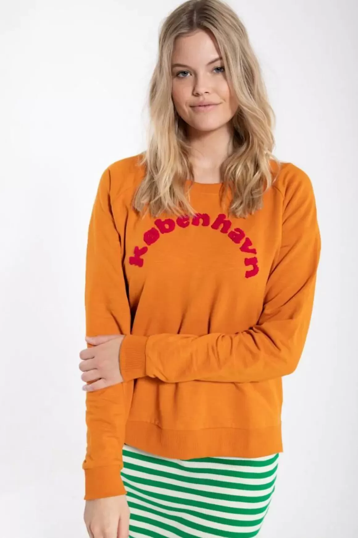 Damen Danefæ Organic - Daneklausen Sweat Honey Kobenhavn