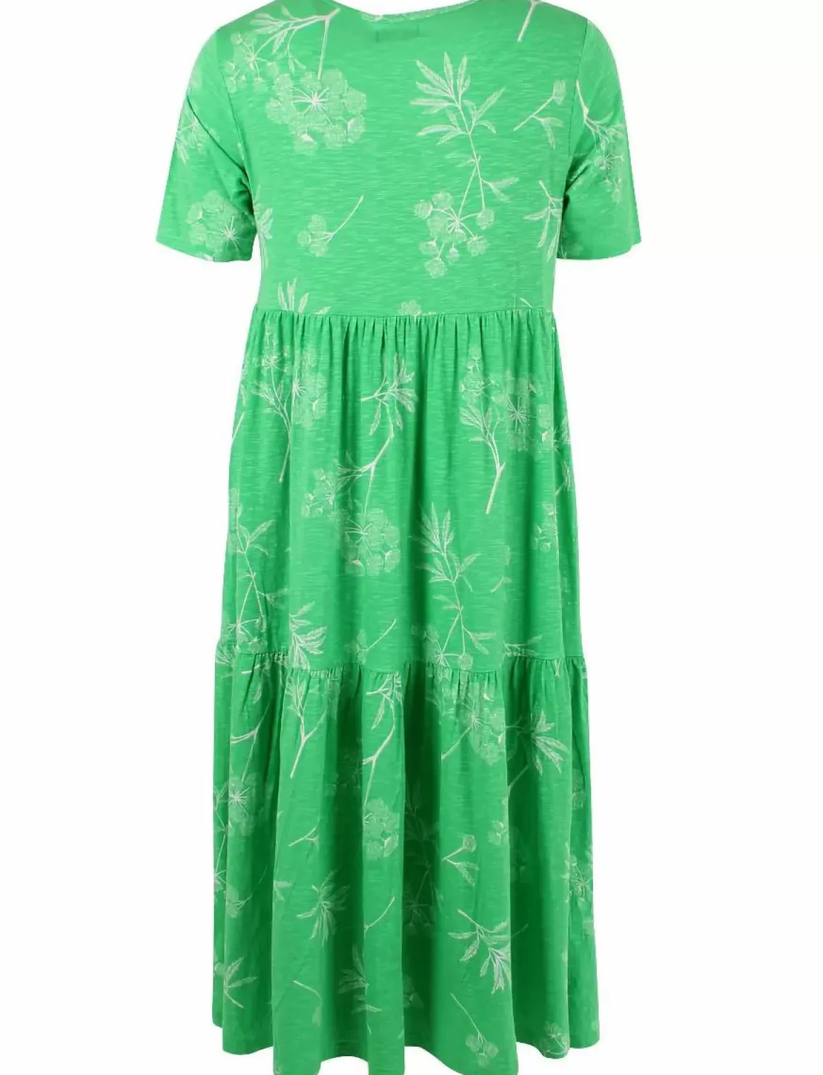 Damen Danefæ Organic - Danemarkise Slub Jersey Dress Spring Green Hemlock