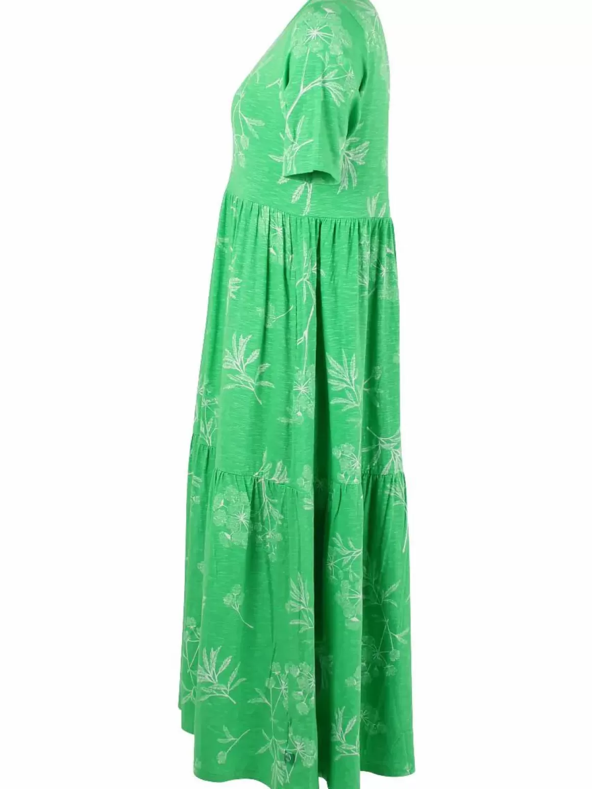 Damen Danefæ Organic - Danemarkise Slub Jersey Dress Spring Green Hemlock