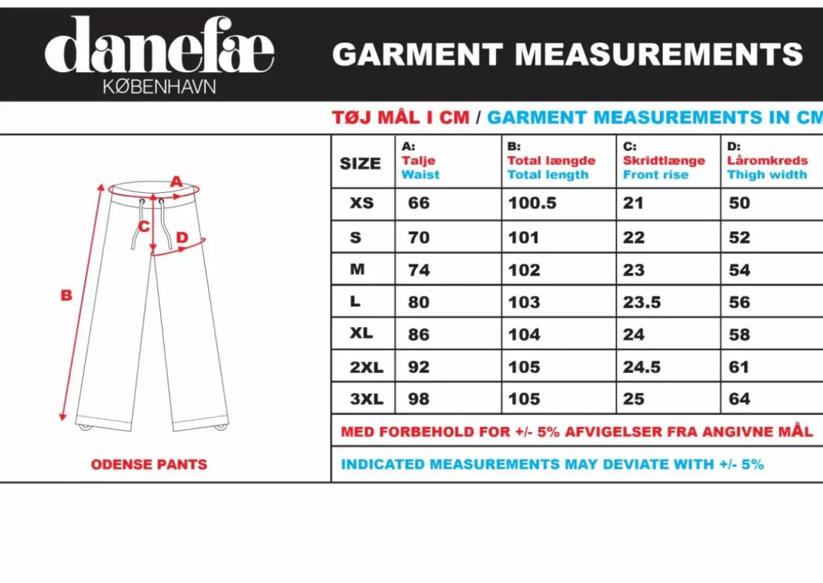 Damen Danefæ Organic - Danodense Pants Black Mauve/Grey Mauve Fleurie