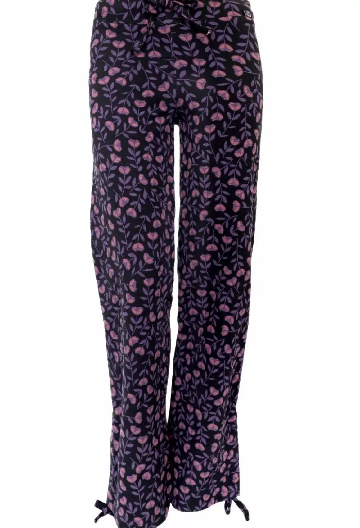 Damen Danefæ Organic - Danodense Pants Black Mauve/Grey Mauve Fleurie