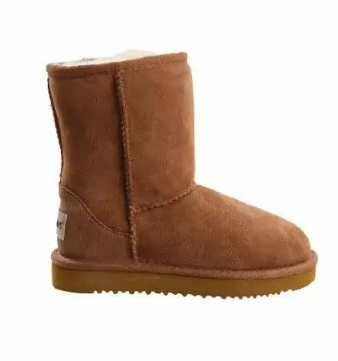 Damen Danefæ Short Sheepskin Boots Chestnut