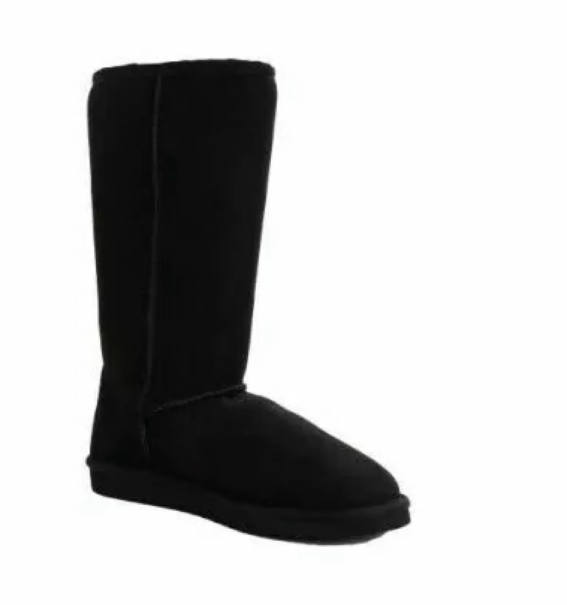 Damen Danefæ Tall Sheepskin Boots Black