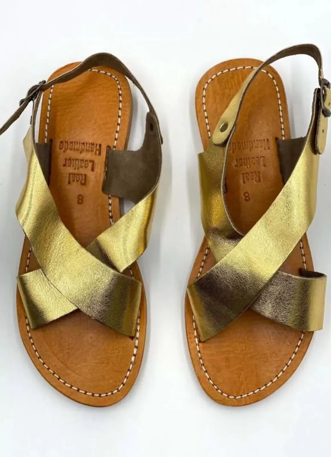 Damen Danefæ The Wild Bazar-Sandal Croise Gold