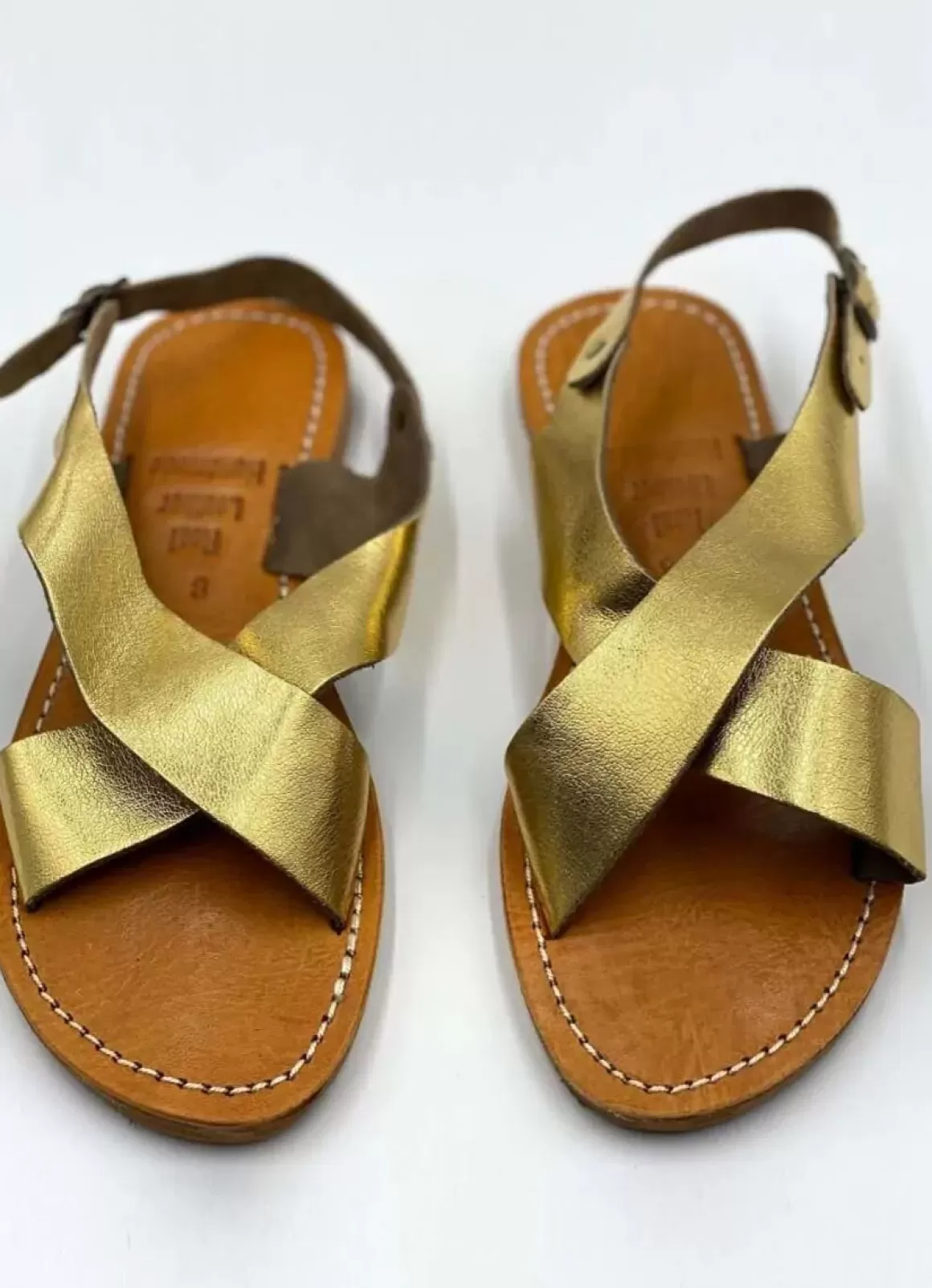 Damen Danefæ The Wild Bazar-Sandal Croise Gold