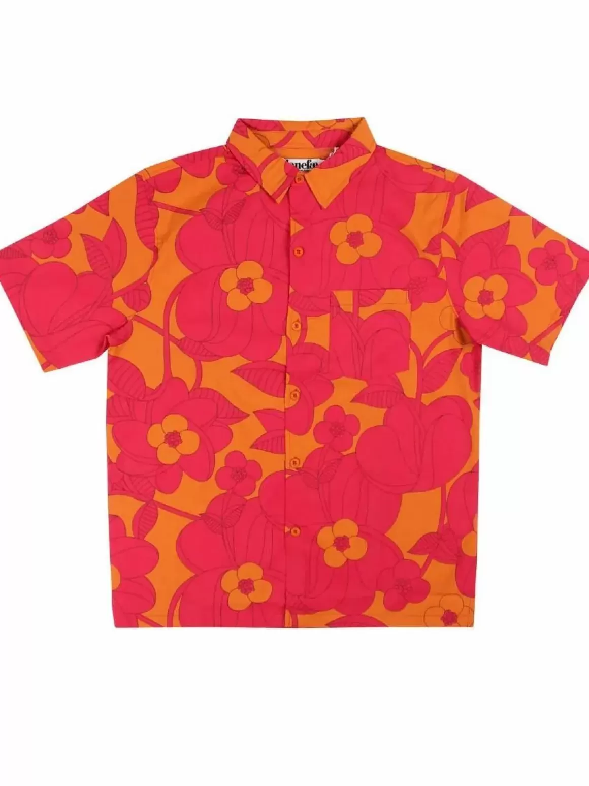 Herren Danefæ Tikifar Shirt Honey/Dk Fuchsia Bloom Boom