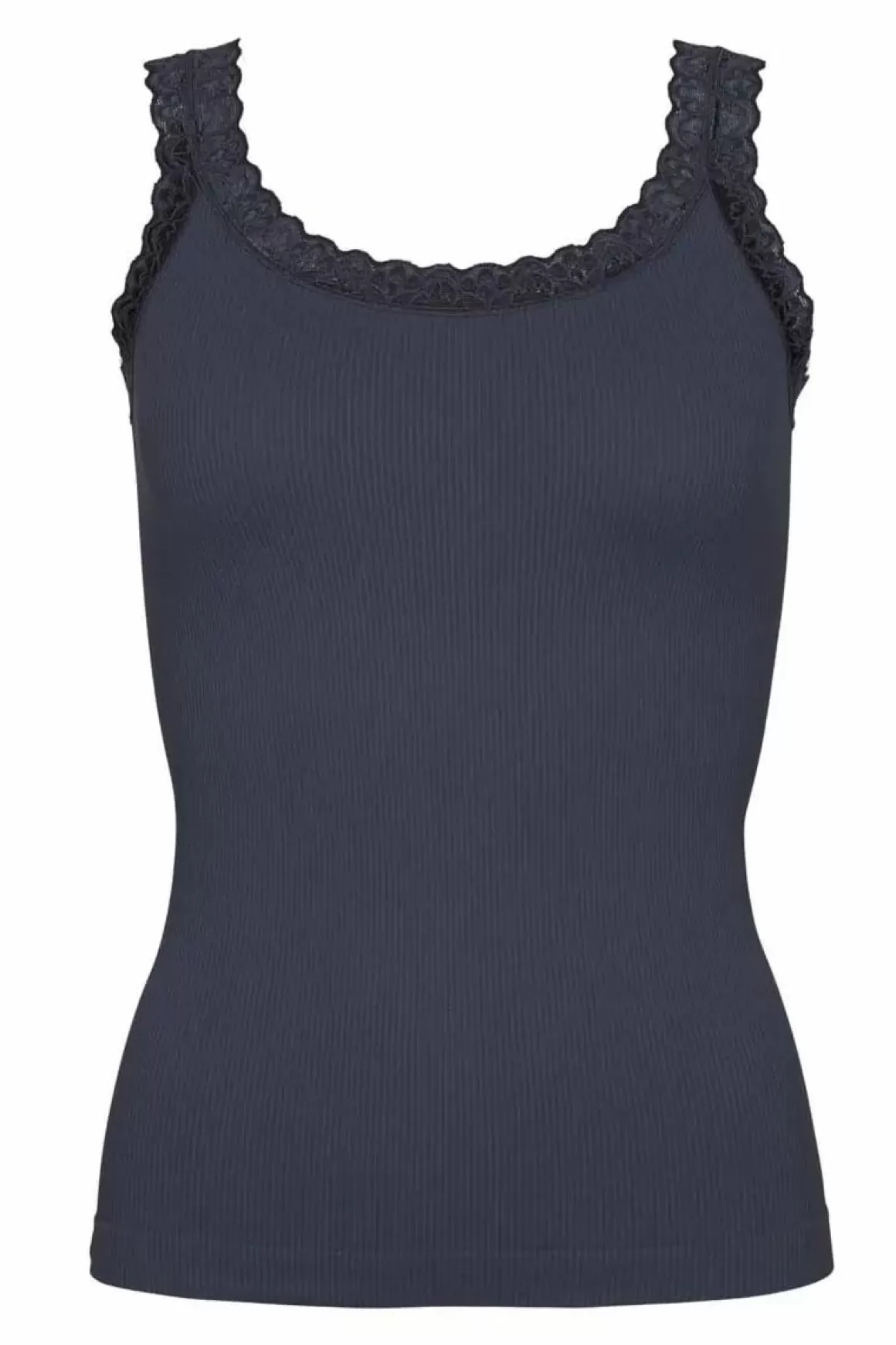 Damen Danefæ Tim&Simonsen Frida Rib Top Antracite