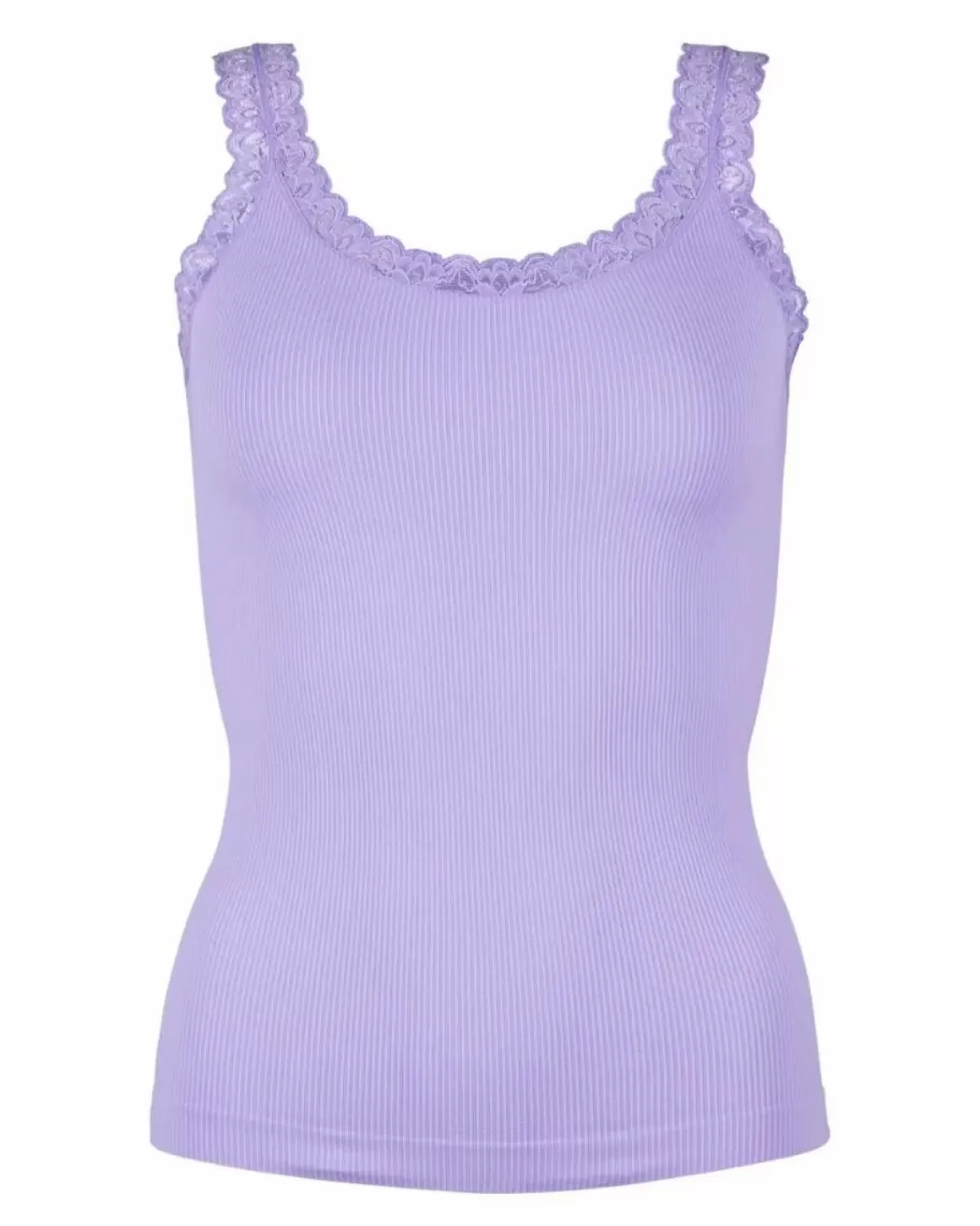 Damen Danefæ Tim&Simonsen Frida Rib Top Lavanda