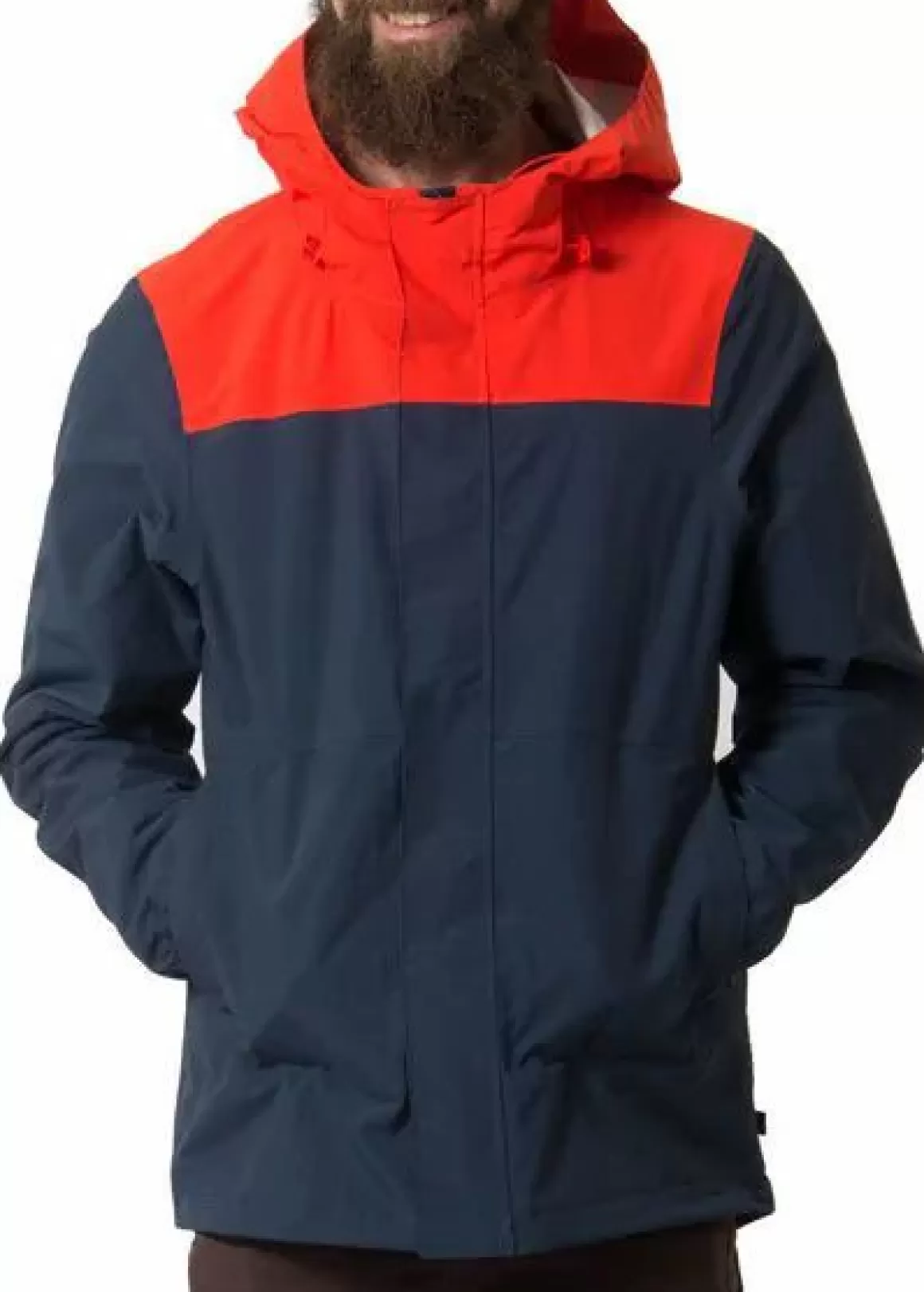 Herren Danefæ Viksoe Rain Navy/Lovely Orange