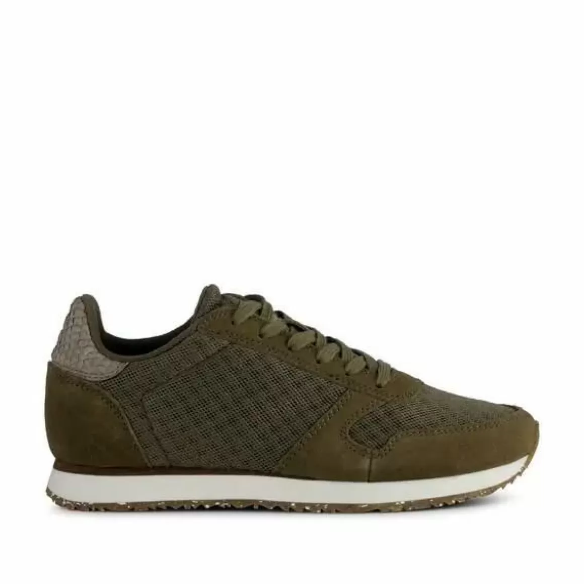 Damen Danefæ Woden Ydun Suede Mesh Ii Dark Olive